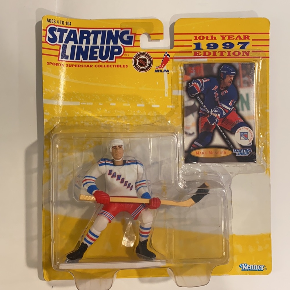 Kenner Starting Line Up Rangers Mark Messier 1997 - Picture 6 of 6